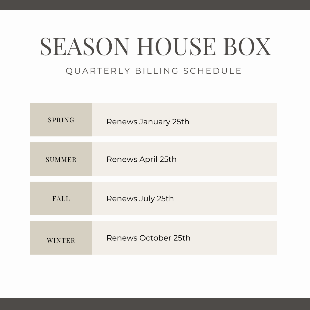 Season House Box